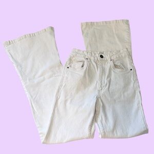 Cotton On white flared jeans